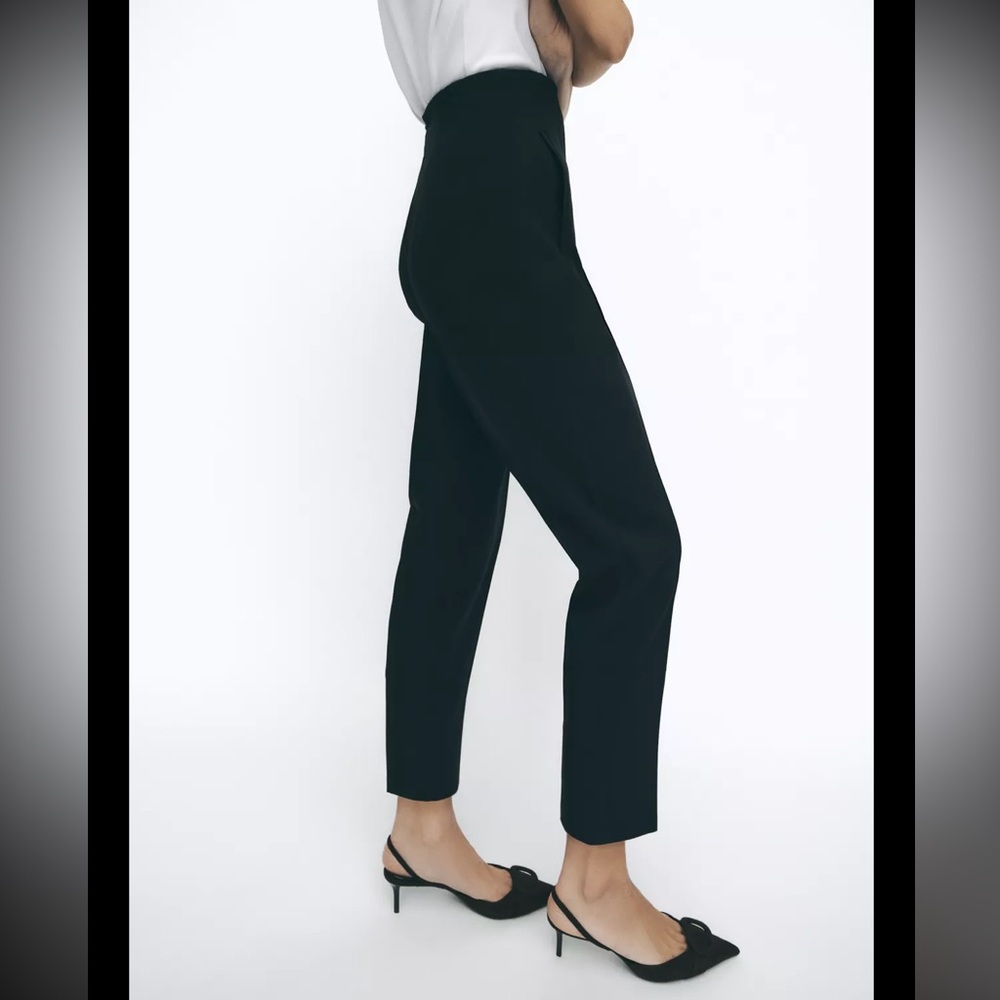 Zara High Waisted Black Pants